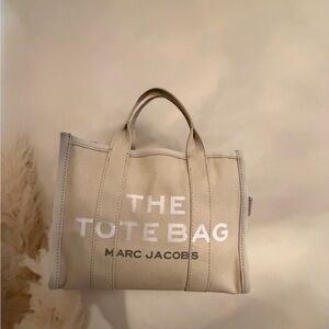 Marc Jacobs Light Beige/blue Tote Bag